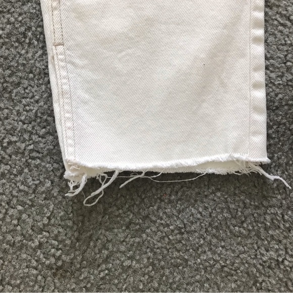 EUC House of Harlow 1960 Ivory High Rise Button Fly Jeans - Picture 5 of 7